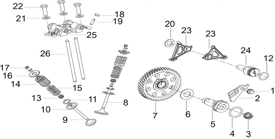 E04 - CAMSHAFT ASSY