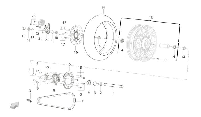 rear wheel