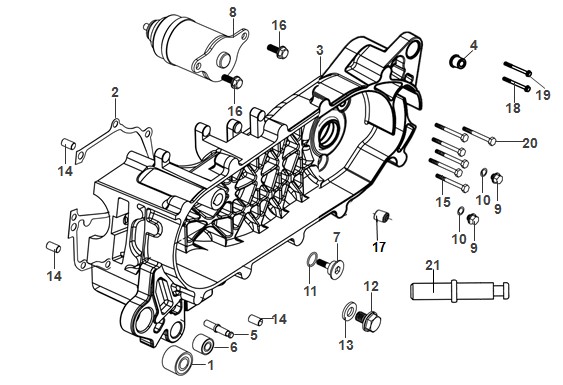 L CRANKCASE