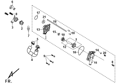 E16 - Water Pump & Thermostat