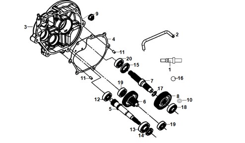 Mission Case & Drive Shaft