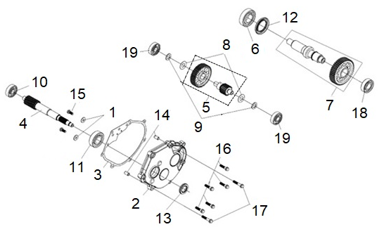 E11 - Mission Case & Driveshaft
