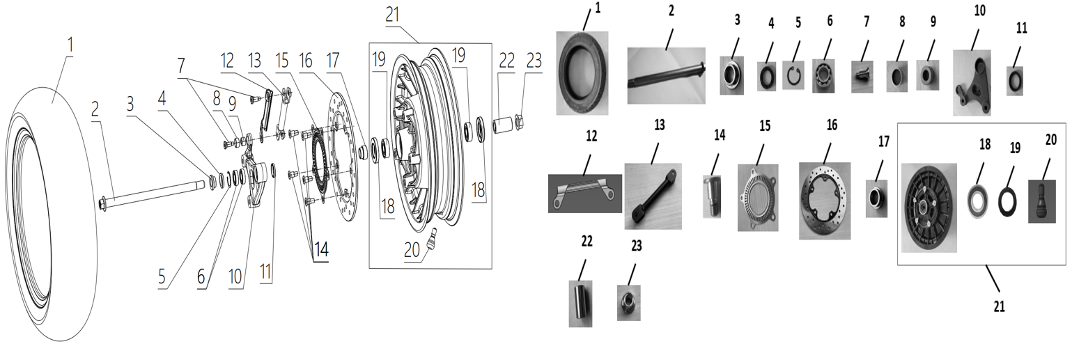 F10 FRONT WHEEL