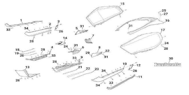 F04 - Fairing Cover 4 (X300 Casa)