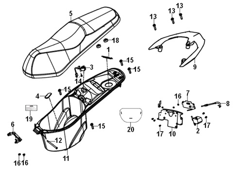 Seat And Rear Carrier