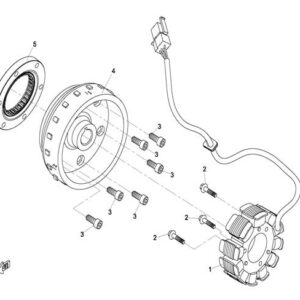 2016 UFORCE 800 MAGNETO ASSY. exploded diagram