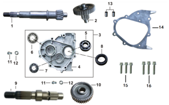 E12 - TRANSMISSION CASE COMP
