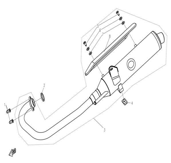 EXHAUST MUFFLER