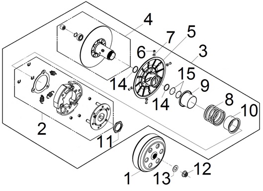 Driven Pulley Assy