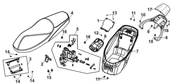 Seat And Rear Carrier