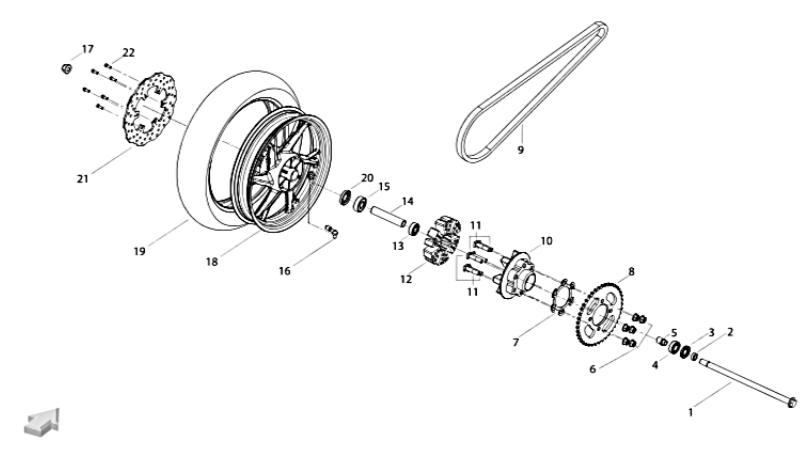 T013 - Rear Wheel