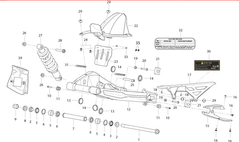 T021 SWINGARM