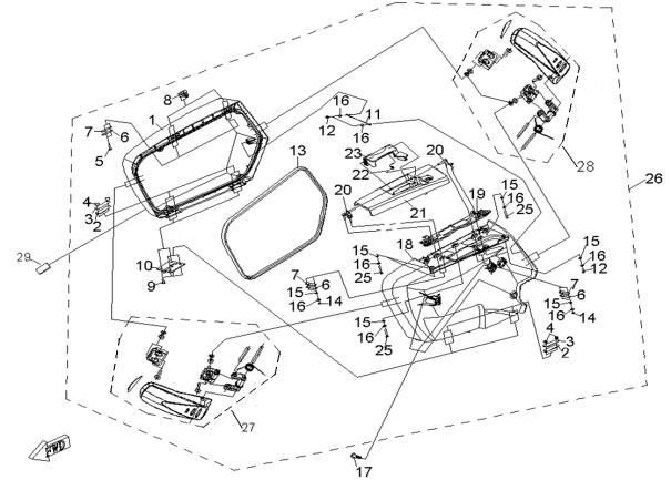 SIDE BOX ,RH