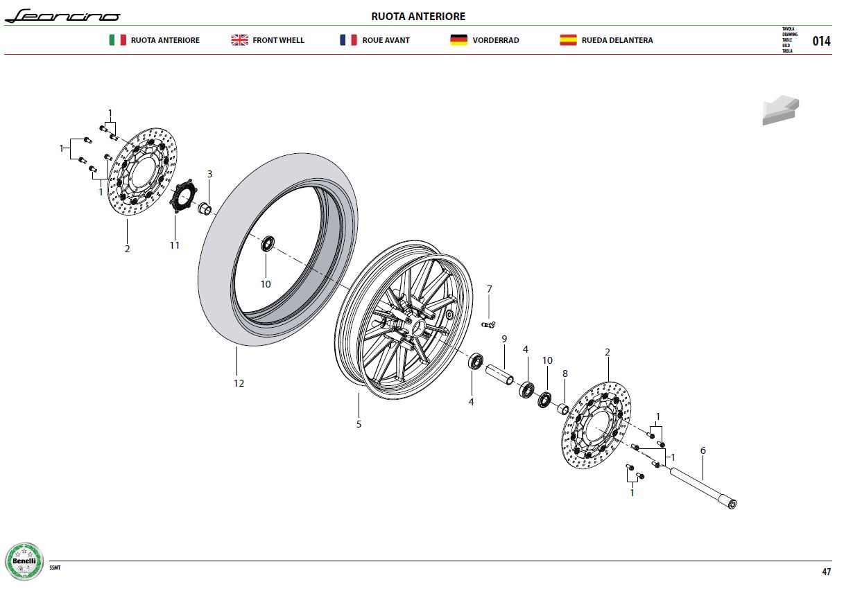 Front Wheel Assy