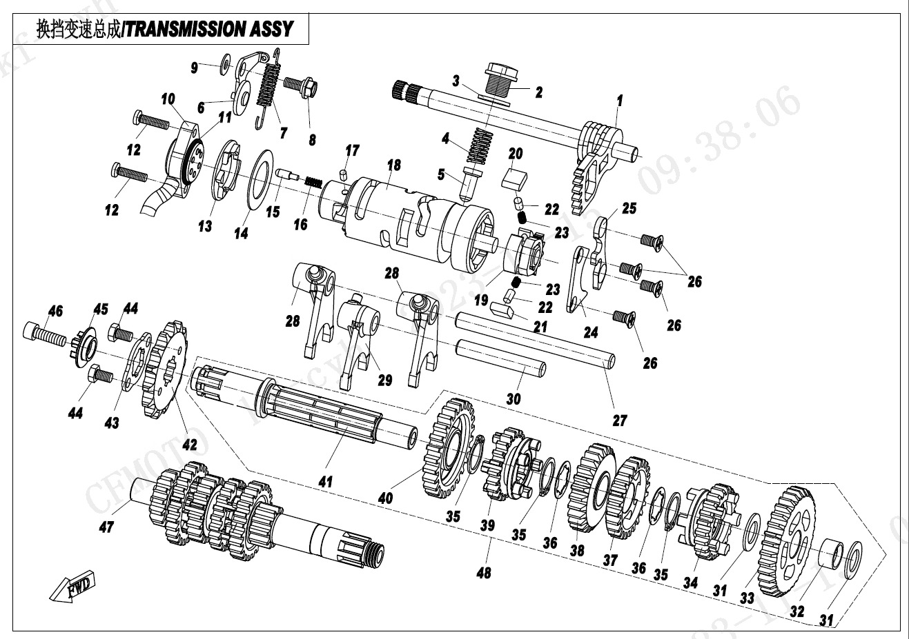 TRANSMISSION ASSY.