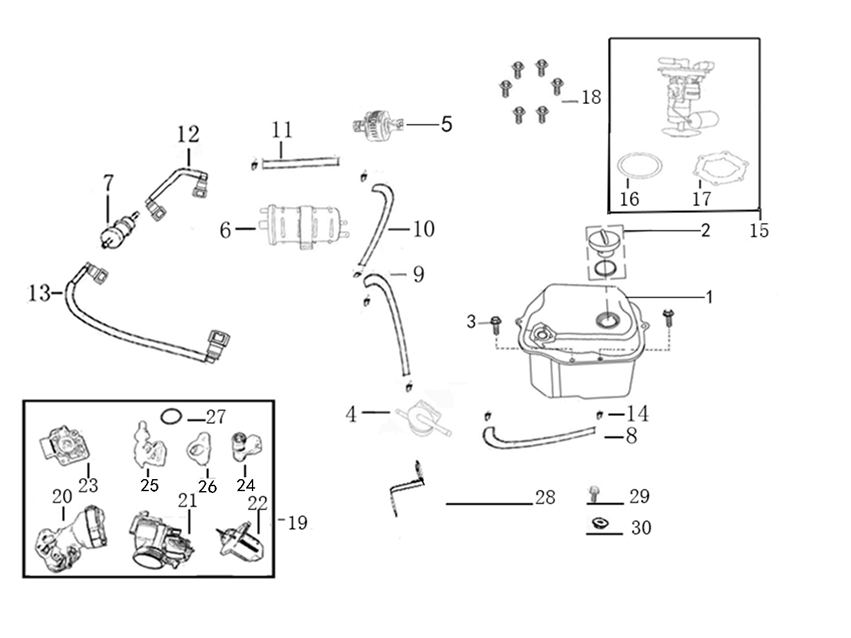 F10 = FUEL UNIT ASSY