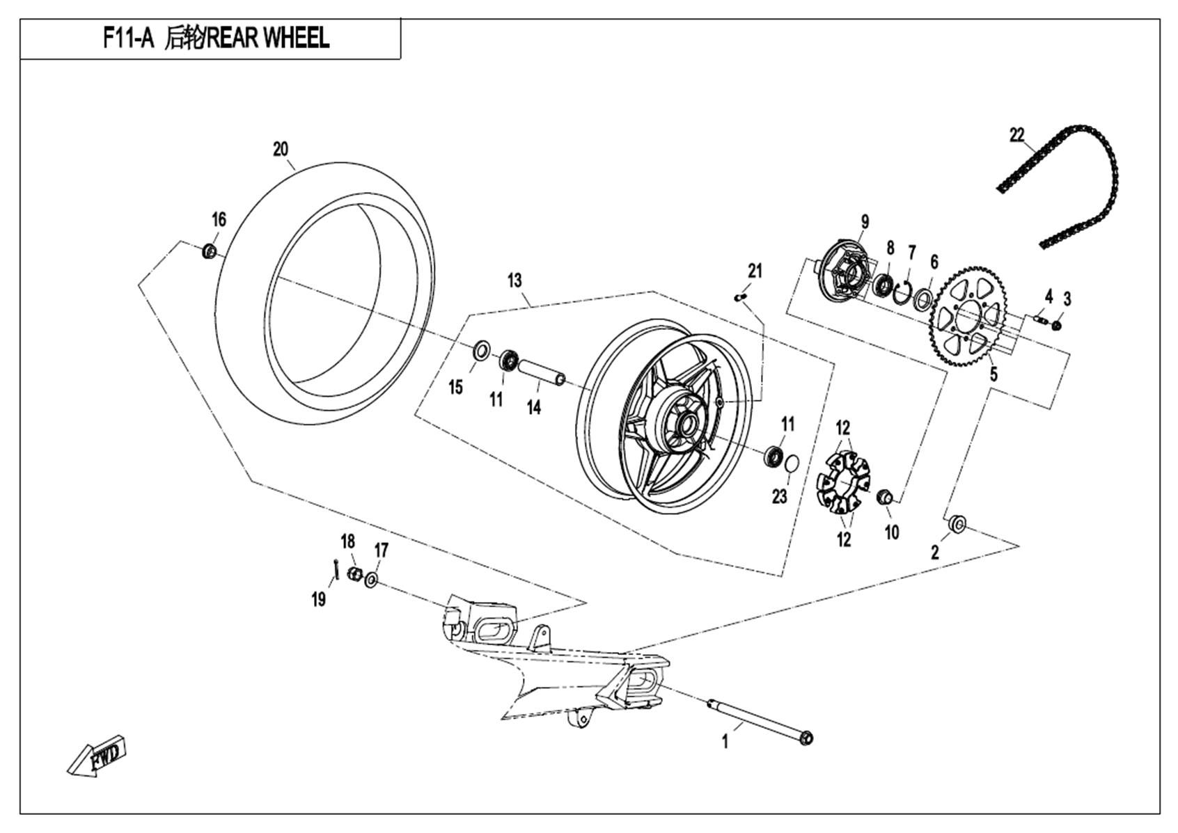 REAR WHEEL(HIGH CONFIGURATION)