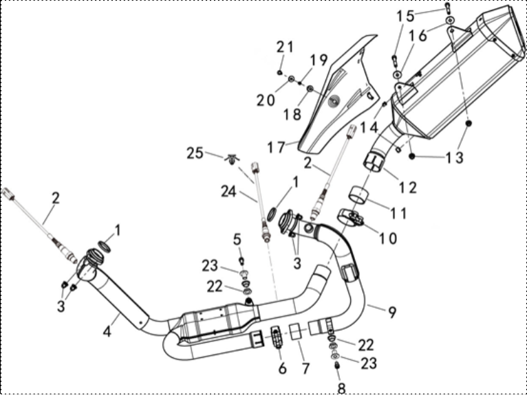 F02 - EXHAUST SILENCER