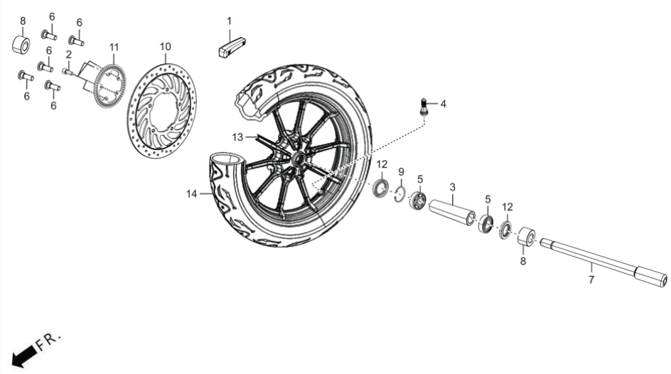 F7 - Front Wheel