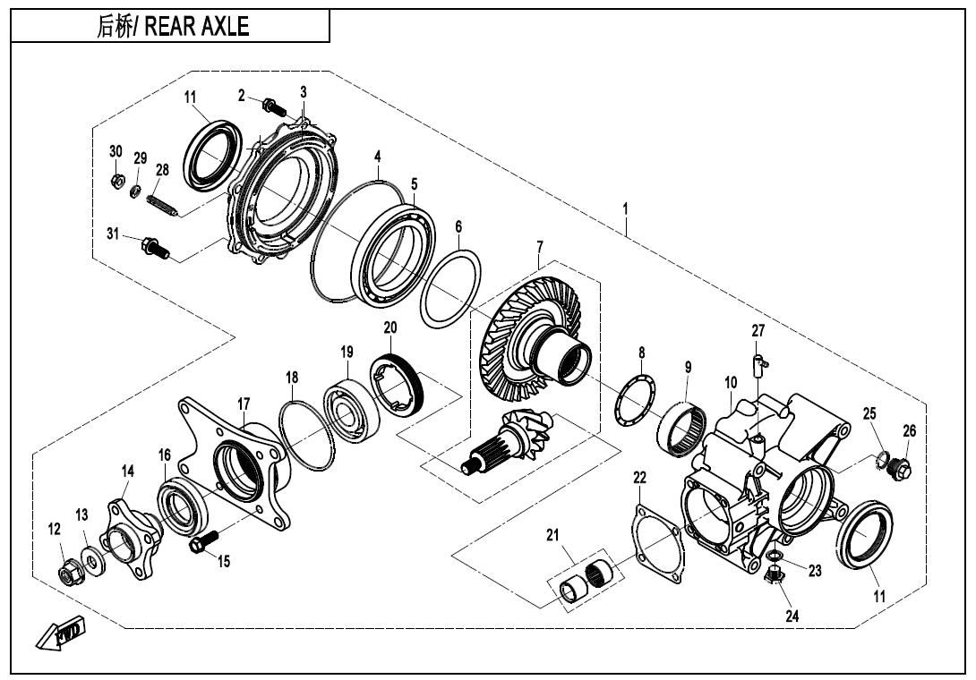 REAR AXLE