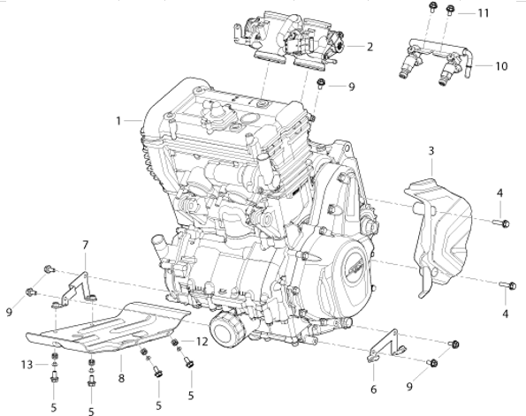 T00B COMPLETE ENGINE