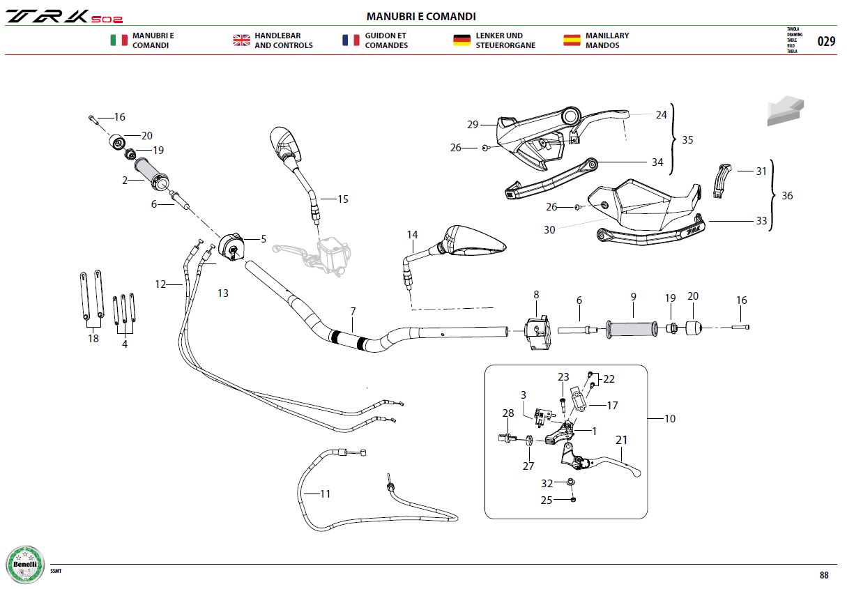 Handle Bar And Controls