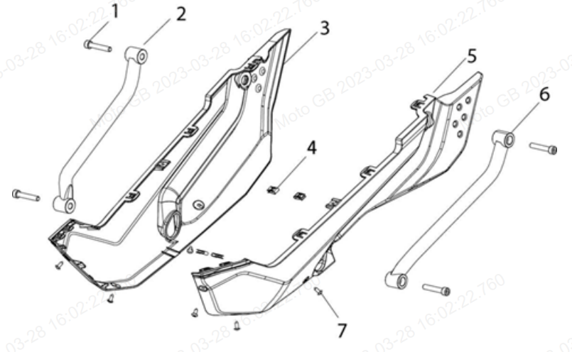 Footrest Board Cover