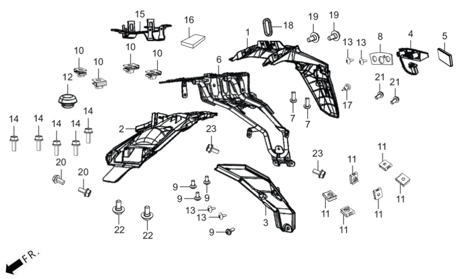 F20 - Rear Fender
