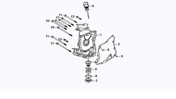 Crank Case Cover Right