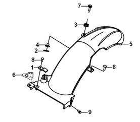 Rear Mudguard