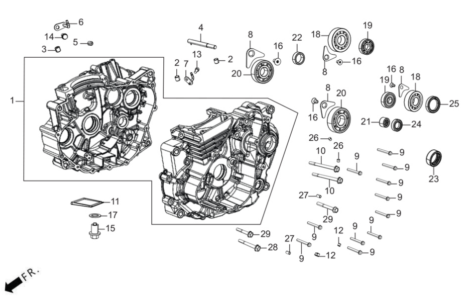 E3B - Crankcase