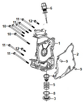 Right Crank Case Cover