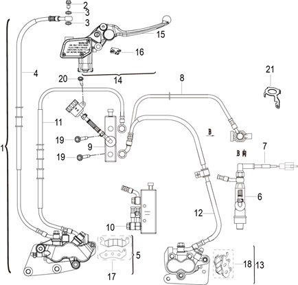 Front And Rear Brake