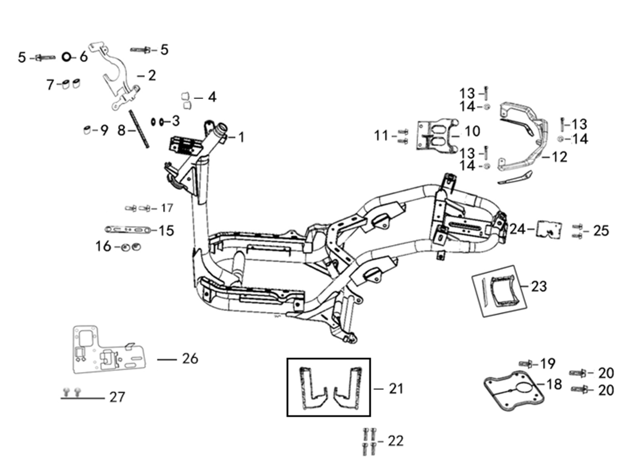 F21 = BODY COMP FRAME