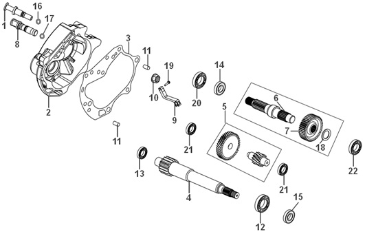 Mission Case & Drive Shaft