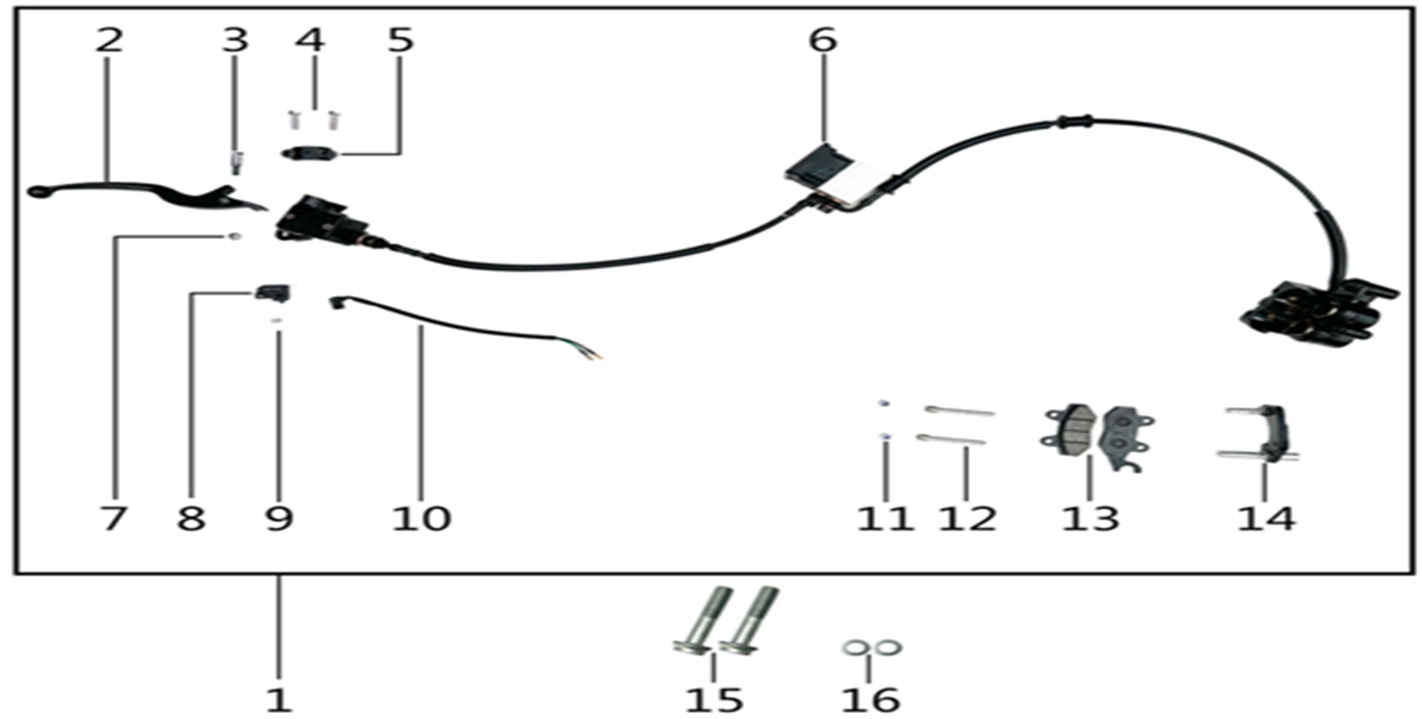 F20 - FRONT DISK BRAKE