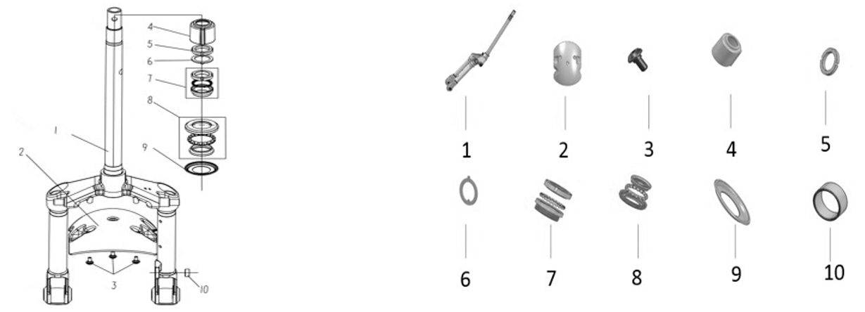 F27 STEERING COLUMN