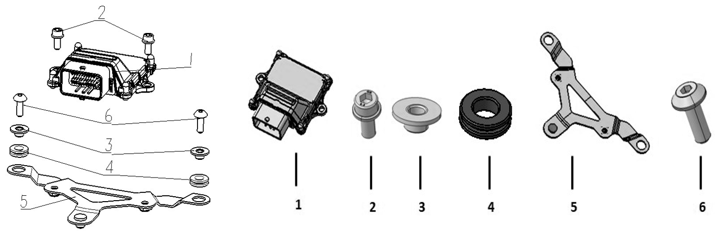 F07 ECU COMPONENTS