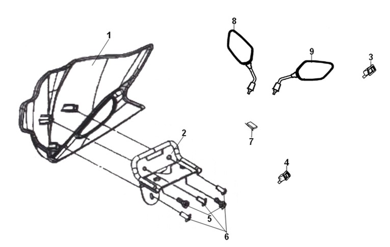 HANDLE PIPE + HANDLE COVER