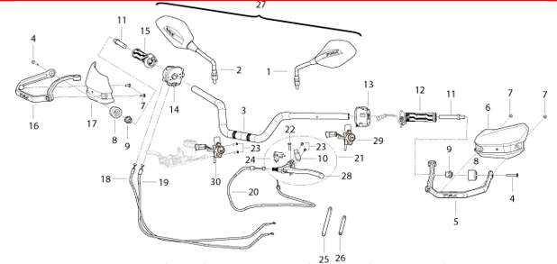 T026 HANDLEBAR AND CONTROLS