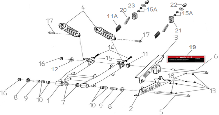 F08 - REAR SWING ARM
