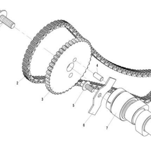 2015 ZFORCE 800 Trail CAMSHAFT OF CYLINDER 1 ASSY exploded diagram