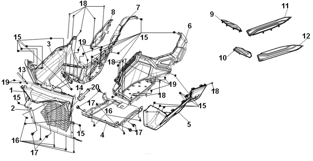 Front Fender & Floor Panel