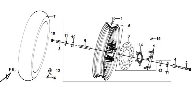 FRONT WHEEL