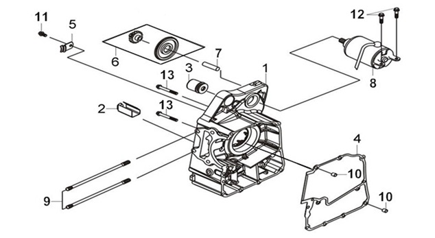 Right Crank Case