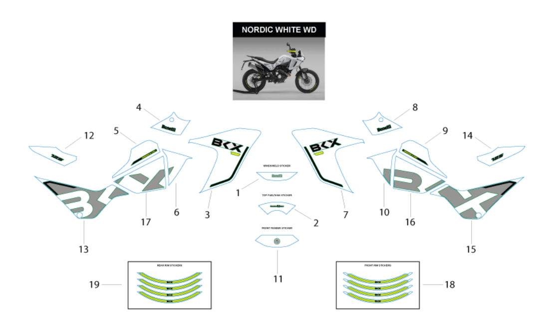 T034 - Decals (Nordic White)