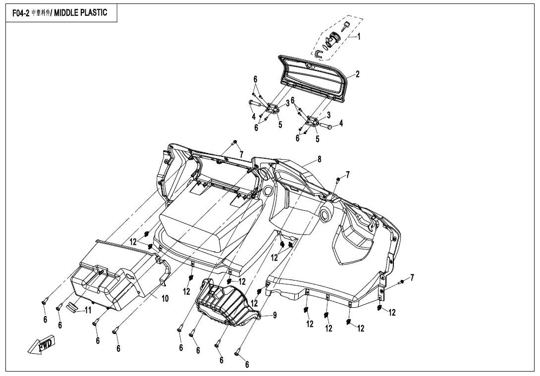 MIDDLE PLASTIC