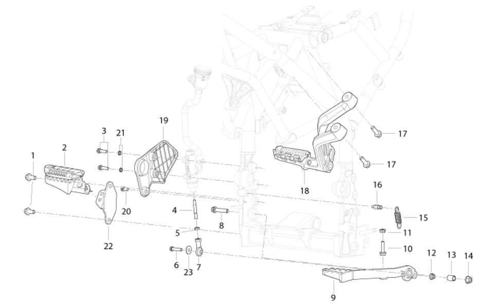 T025 - Right Foot Pegs