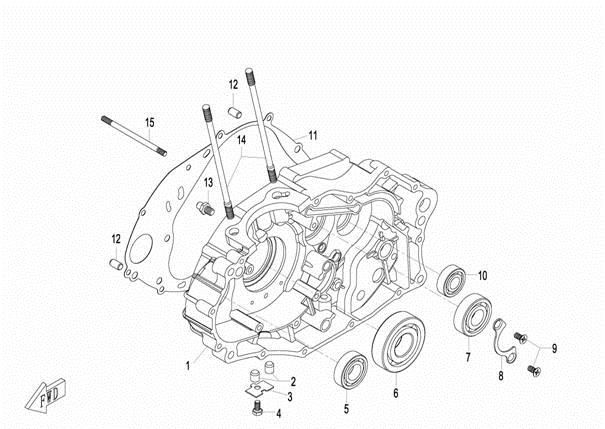 RIGHT CRANKCASE