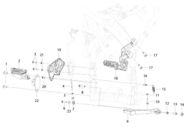 T025 - Right Footpegs